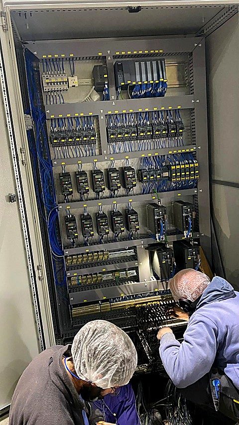 Tablero de control Siemens fabricado en taller FR Automation